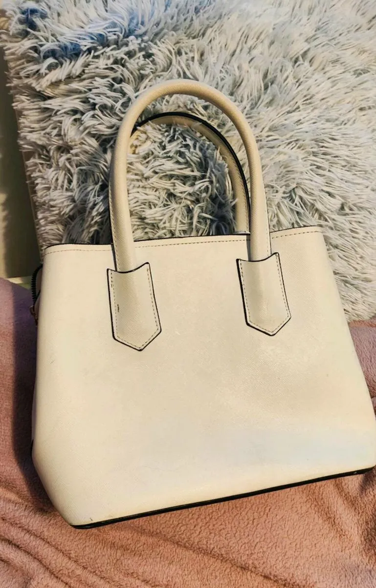 Elegant White Handbag + Wallet Set (Prada-inspired - Image 4