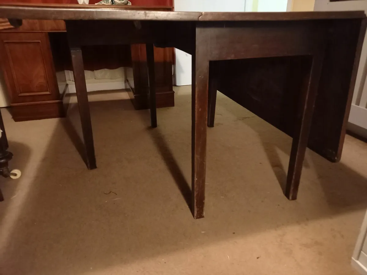 Antique Drop Leaf Table - Image 3