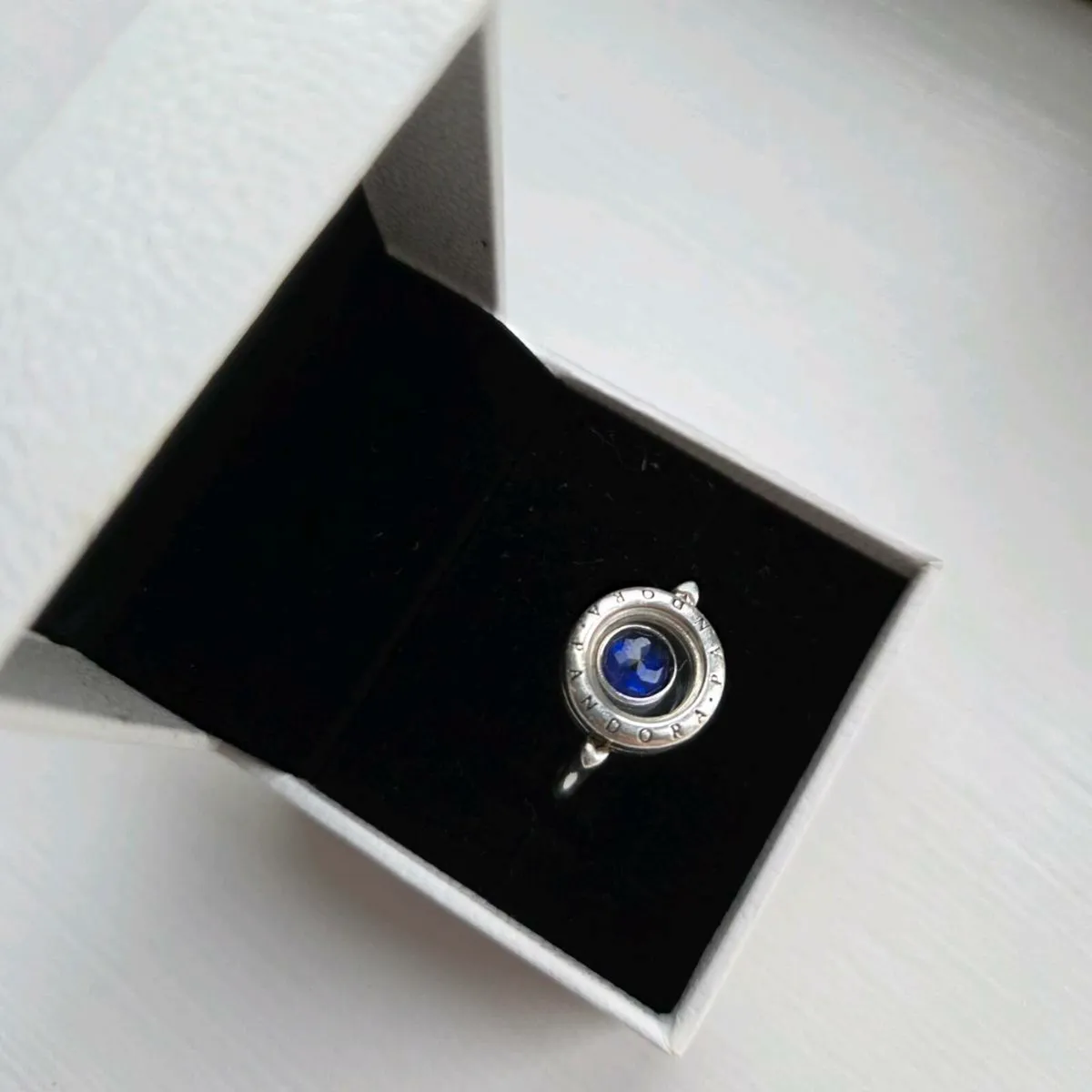 Pandora ring circle floating locket - Image 1