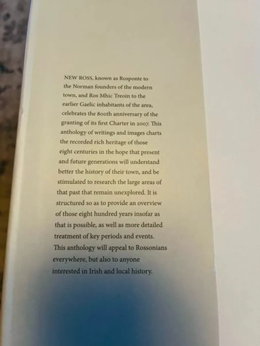 New Ross - Rosponte - Ros Mhic Treoin. 800 Yrs - Image 3