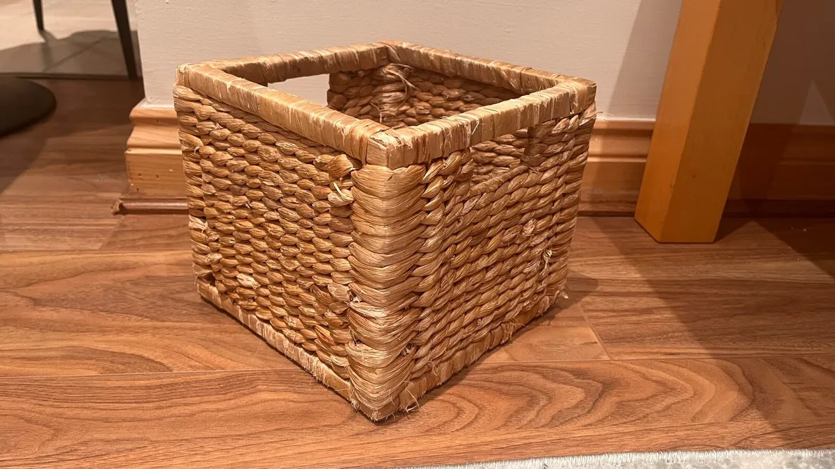 IKEA Handmade Water Hyacinth Basket - Image 1