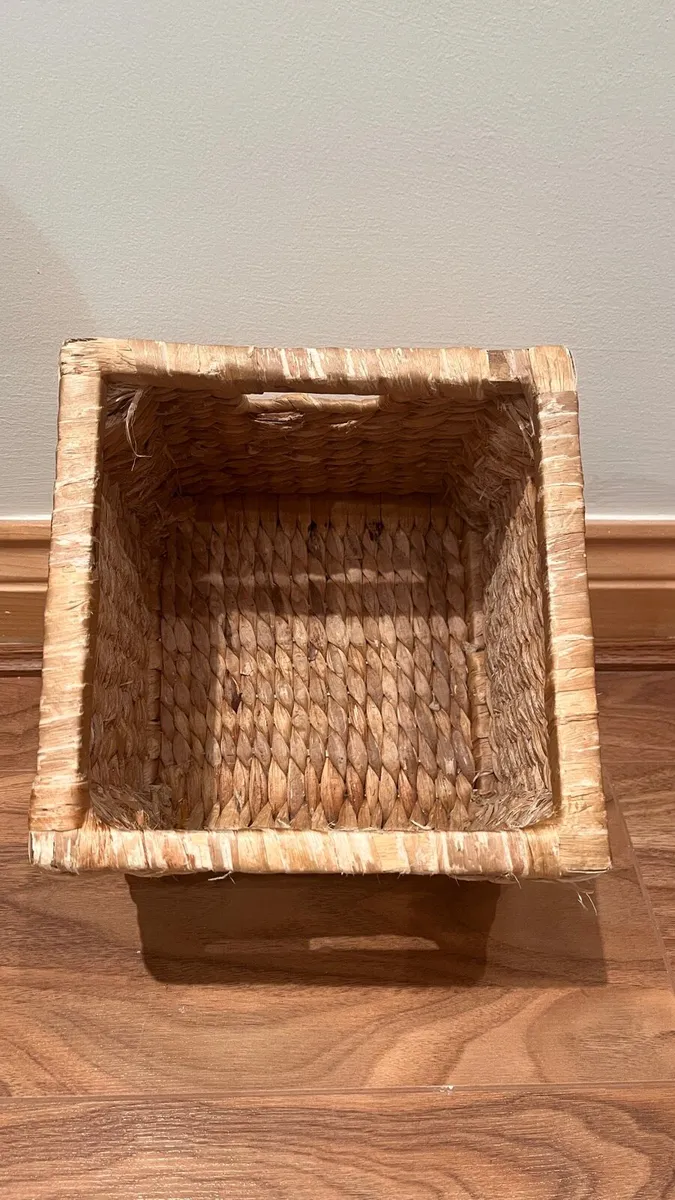IKEA Handmade Water Hyacinth Basket - Image 2