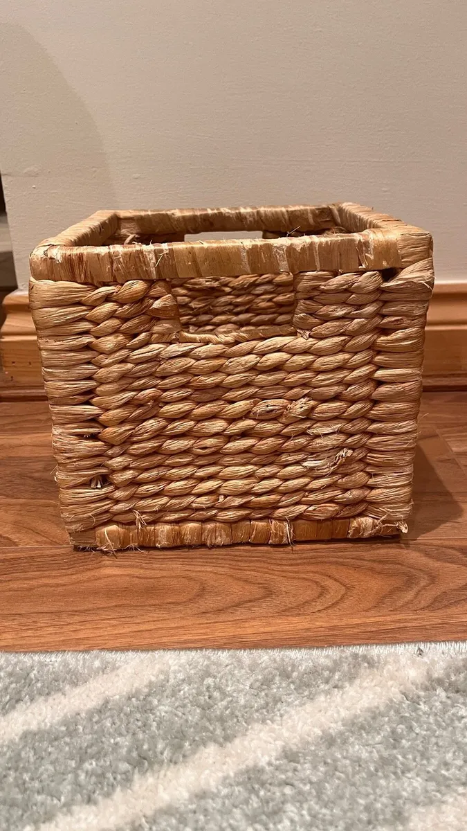 IKEA Handmade Water Hyacinth Basket - Image 3