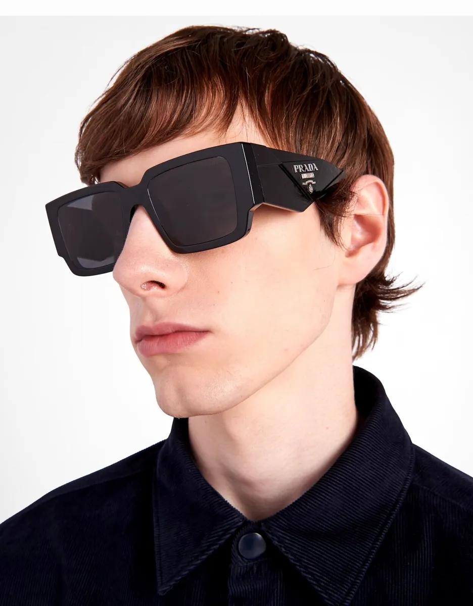 Prada Symbole Matt Black Sunglasses - Image 1