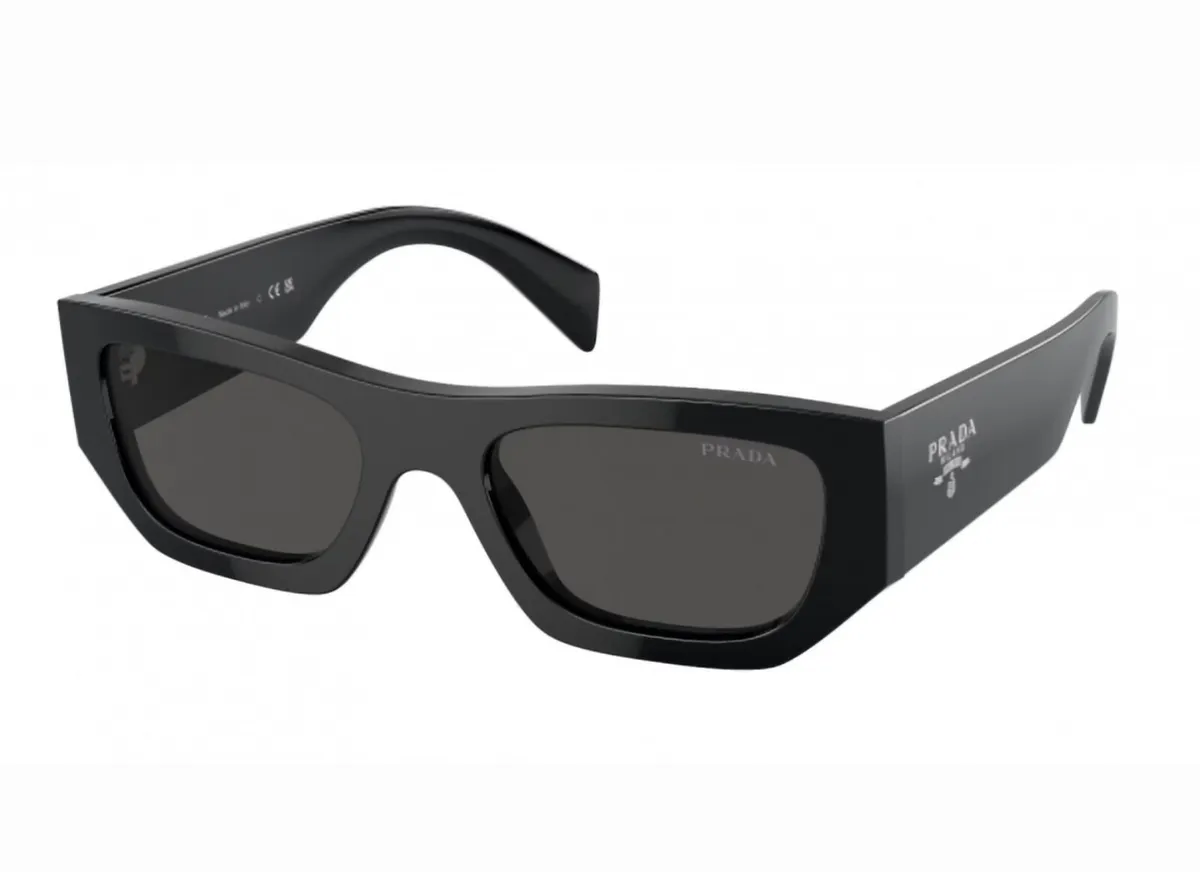 Prada Symbole Matt Black Sunglasses - Image 2