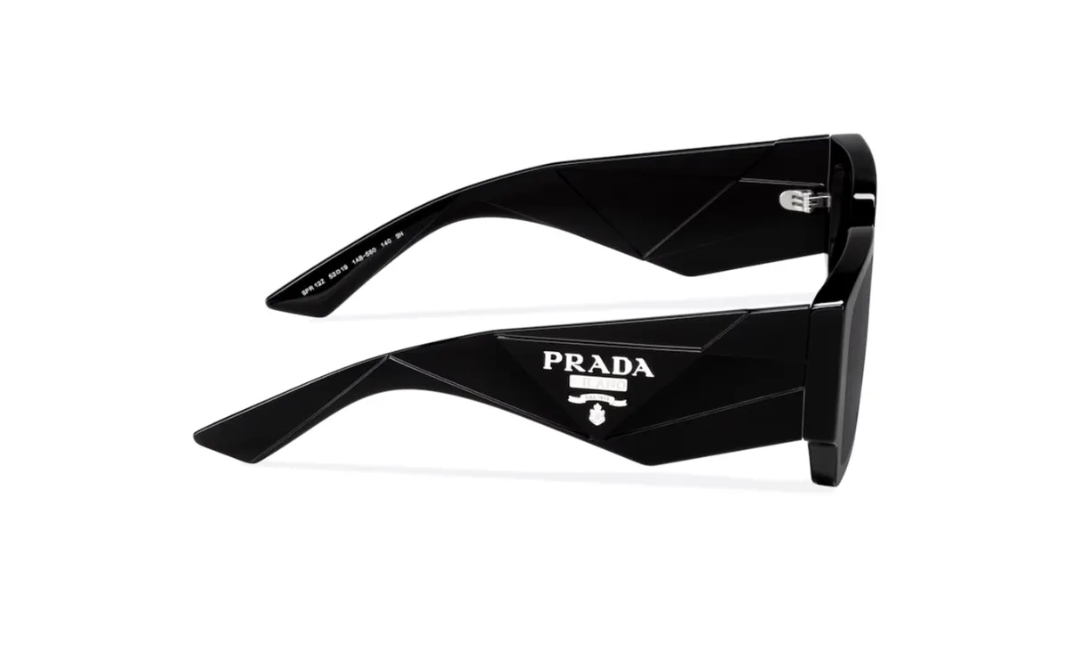 Prada Symbole Matt Black Sunglasses - Image 4