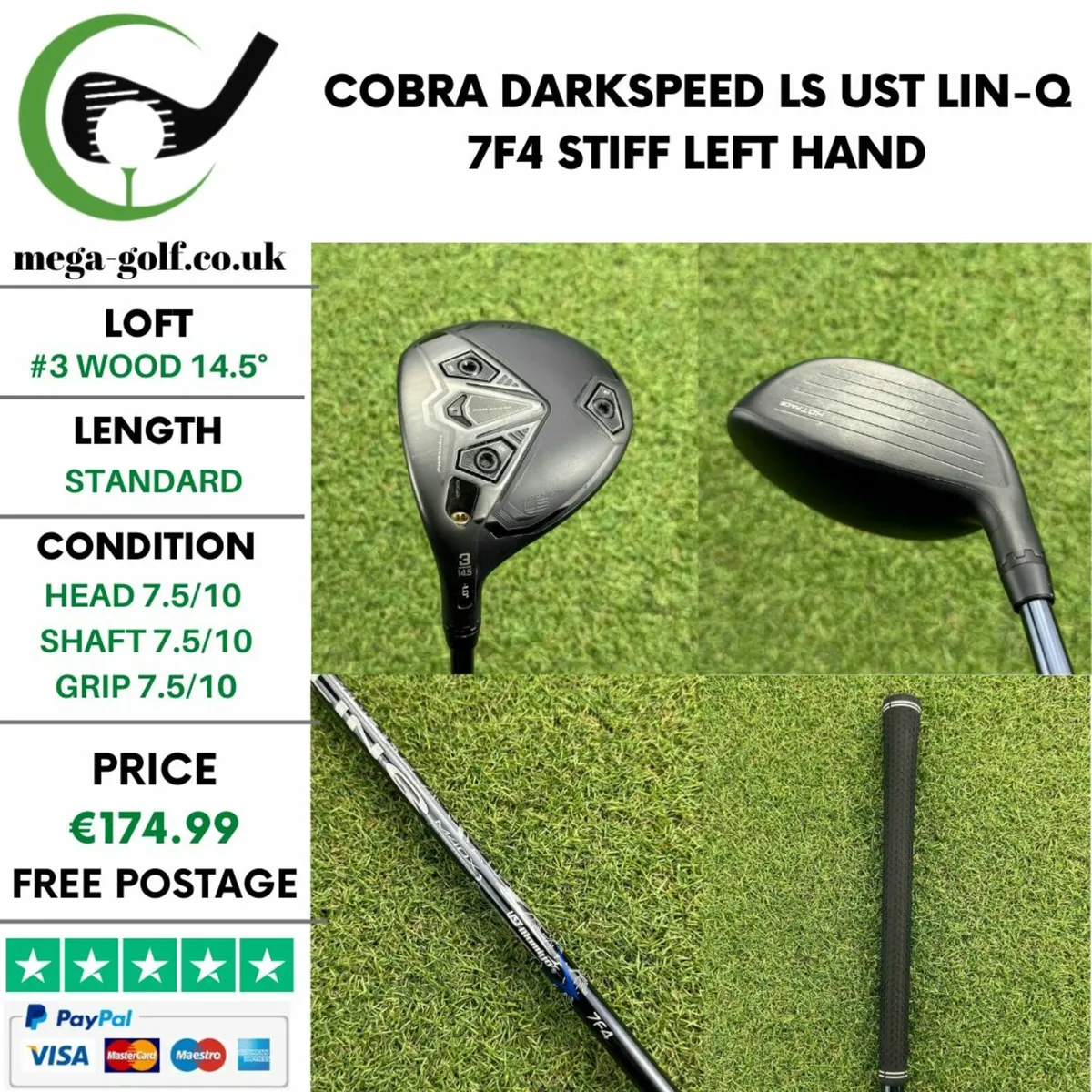 Cobra Darkspeed LS #3 Wood 14.5° / Stiff - Image 1