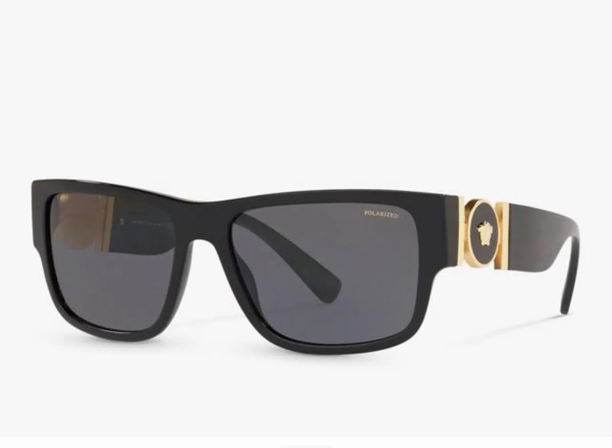 Versace Squared Medusa Medallion Unisex Sunglasses - Image 1
