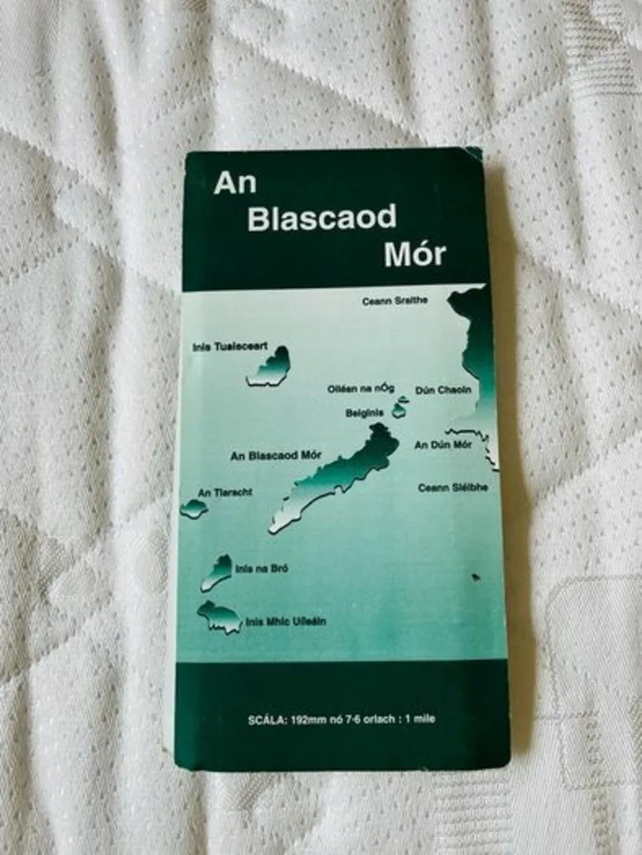 Blasket Island Map. 1991. Irish Language. Ex Cond - Image 4