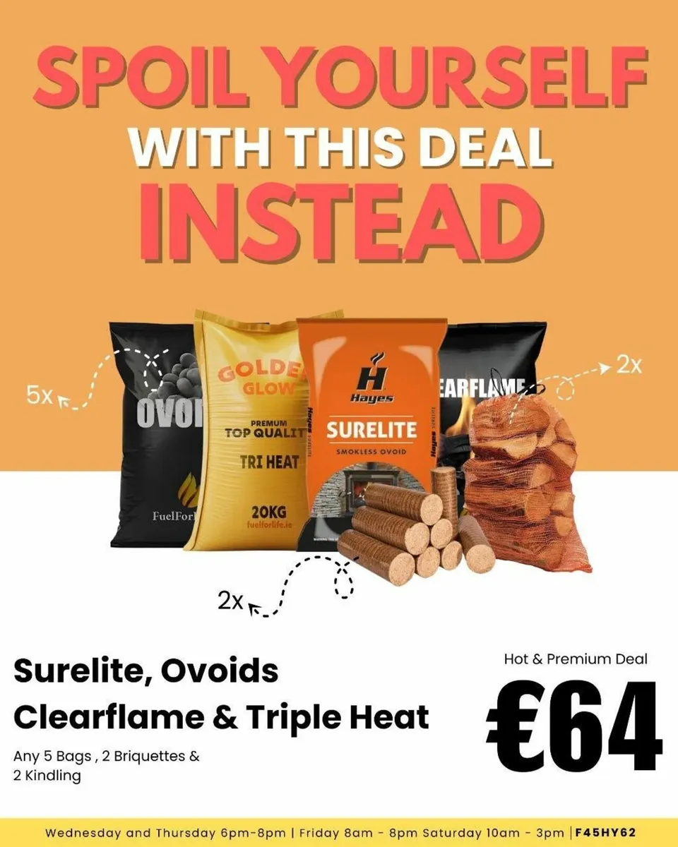 STOVE COAL FROM €8.49 - Image 1