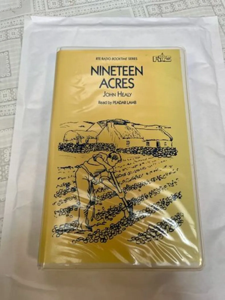 John Healy - Nineteen Acres. RTE Audio Book. Tapes - Image 1