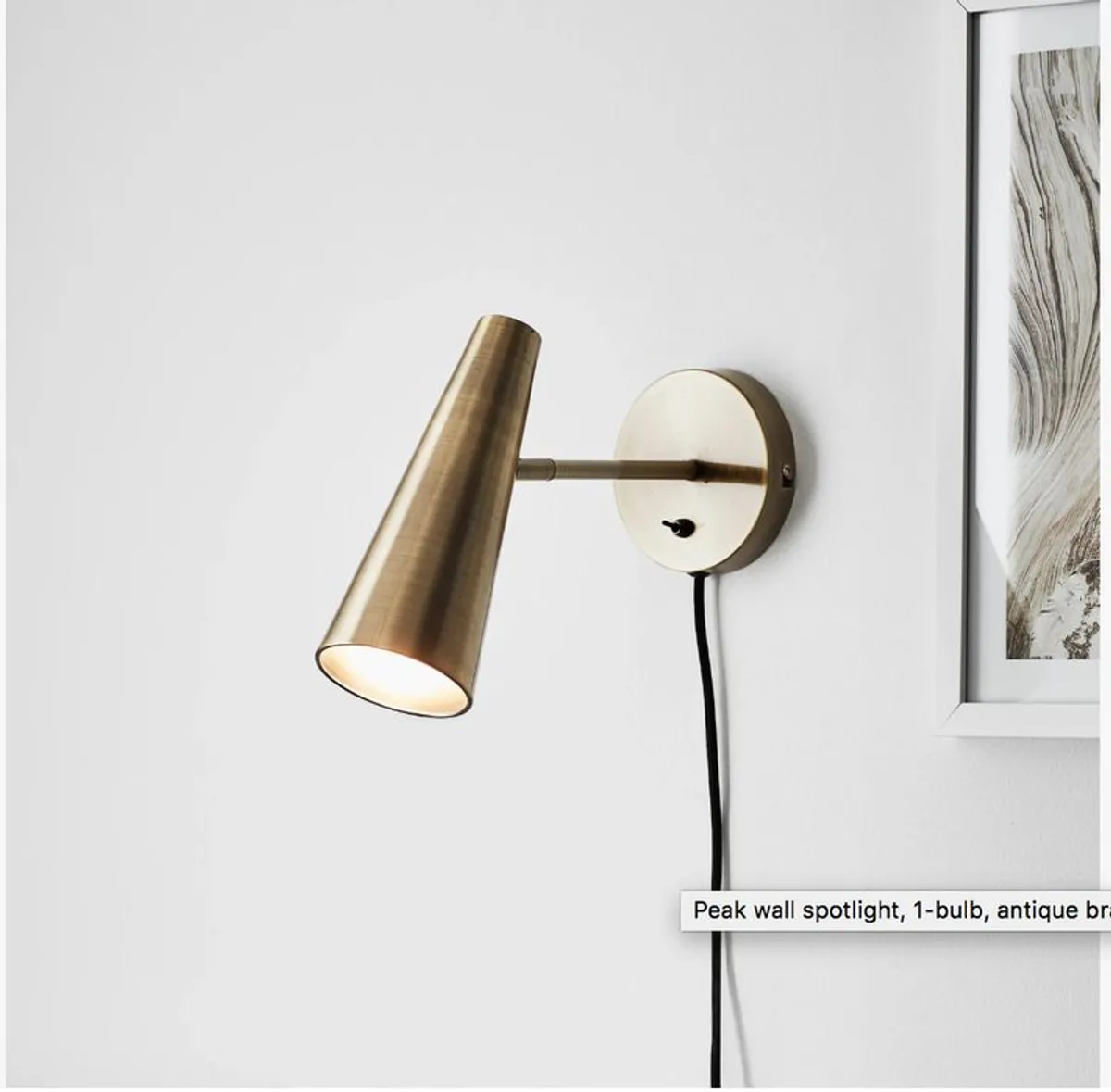 3 Brass Wall Lights - Image 1