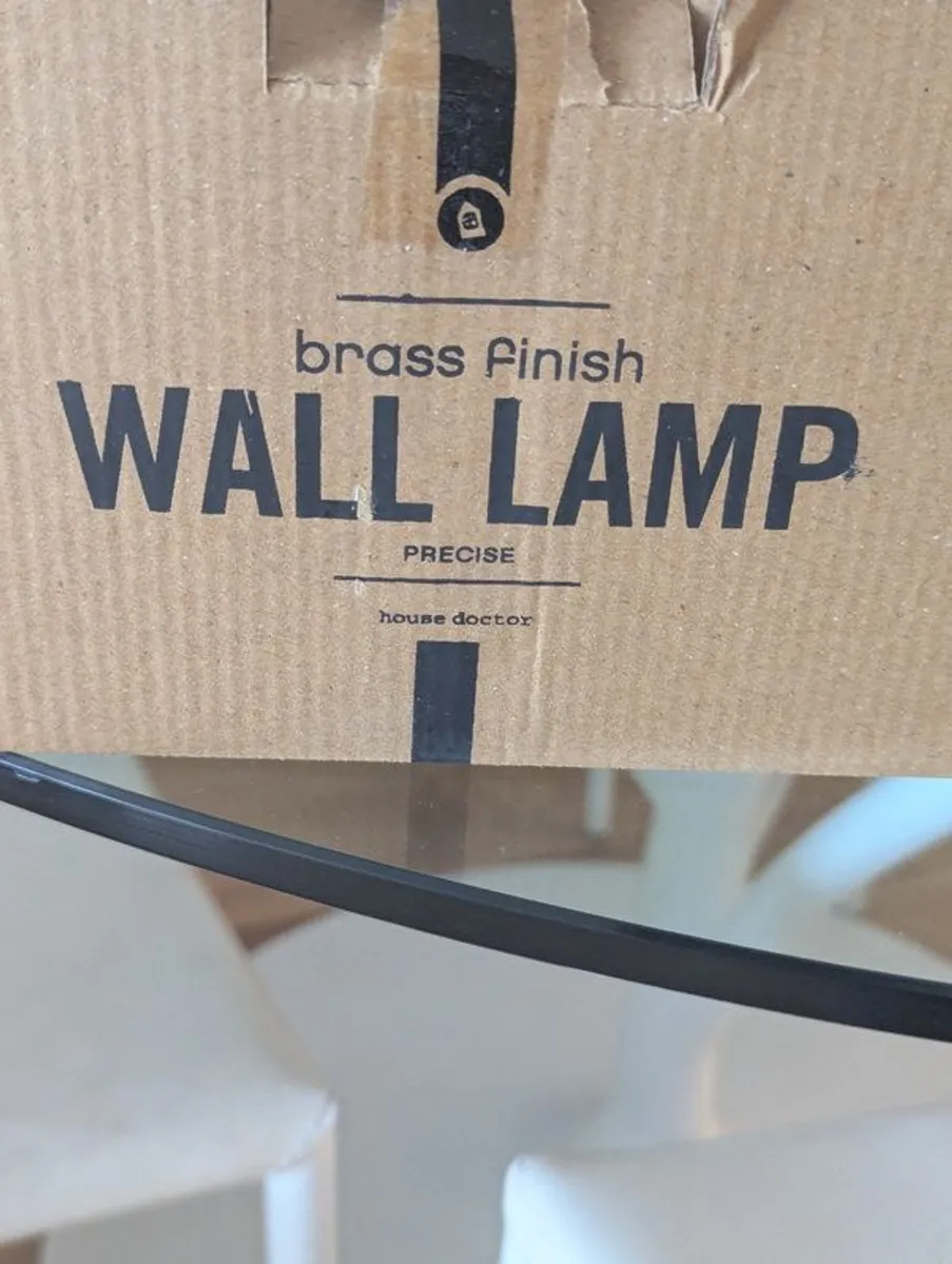 3 Brass Wall Lights - Image 2