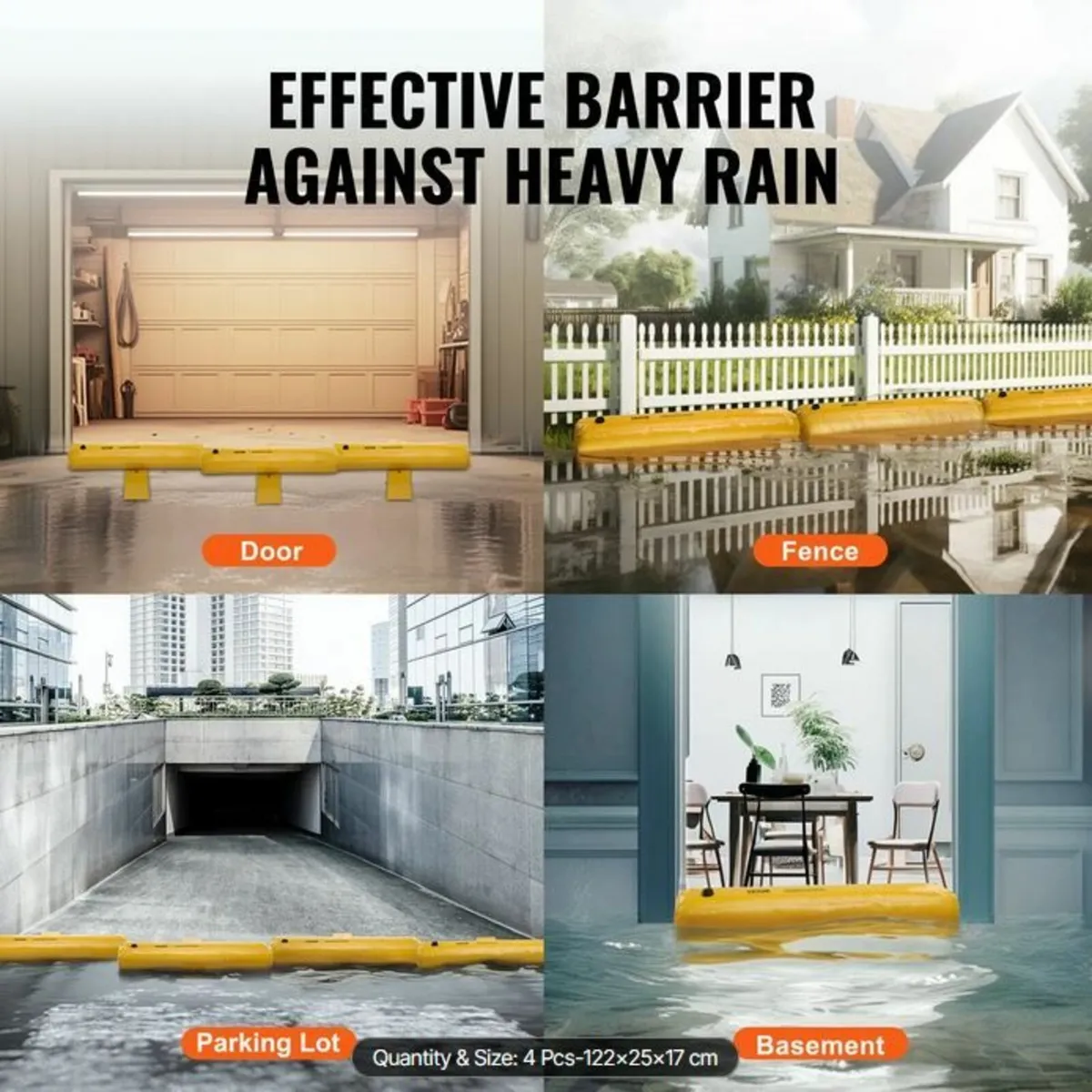 4 Pack, Flood Barrier - Image 3