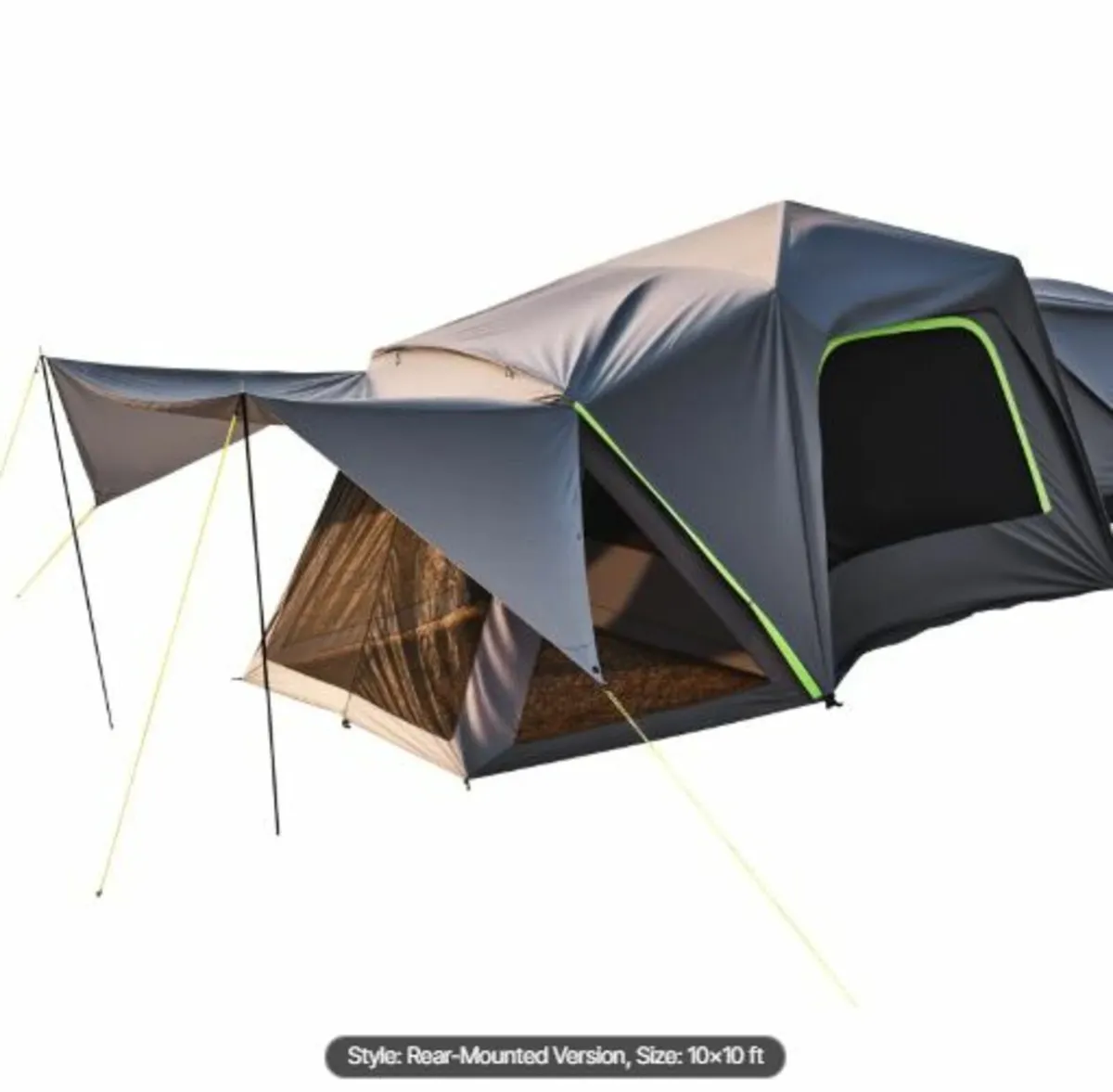 SUV Tent for Camping, 10FT L x 10FT W, Waterproof - Image 3