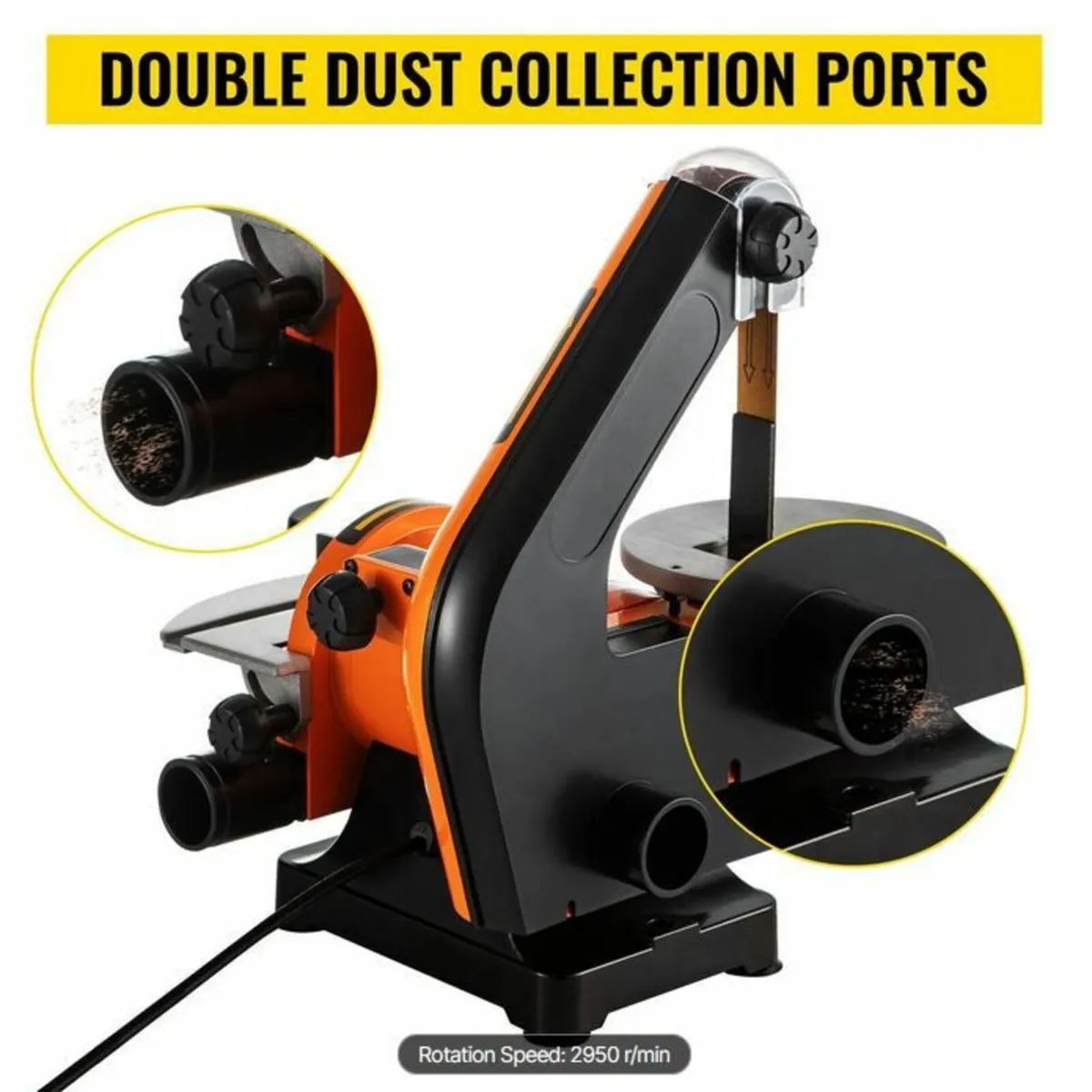 300W Electric Belt & Disc Sander - Image 2