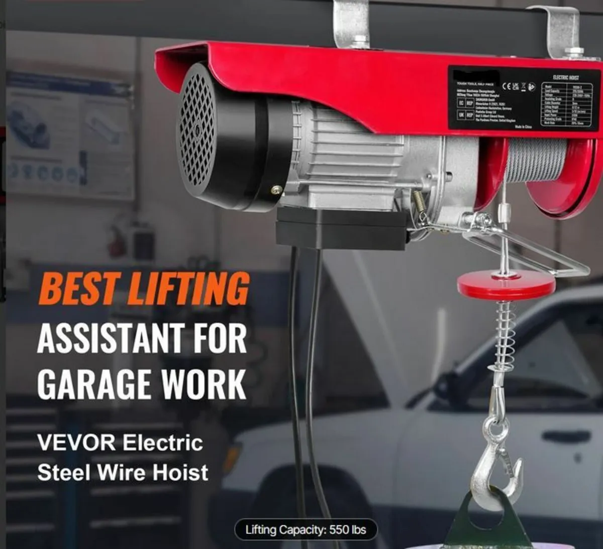 Electric Hoist, 249.5 kg Lifting Capacity - Image 2