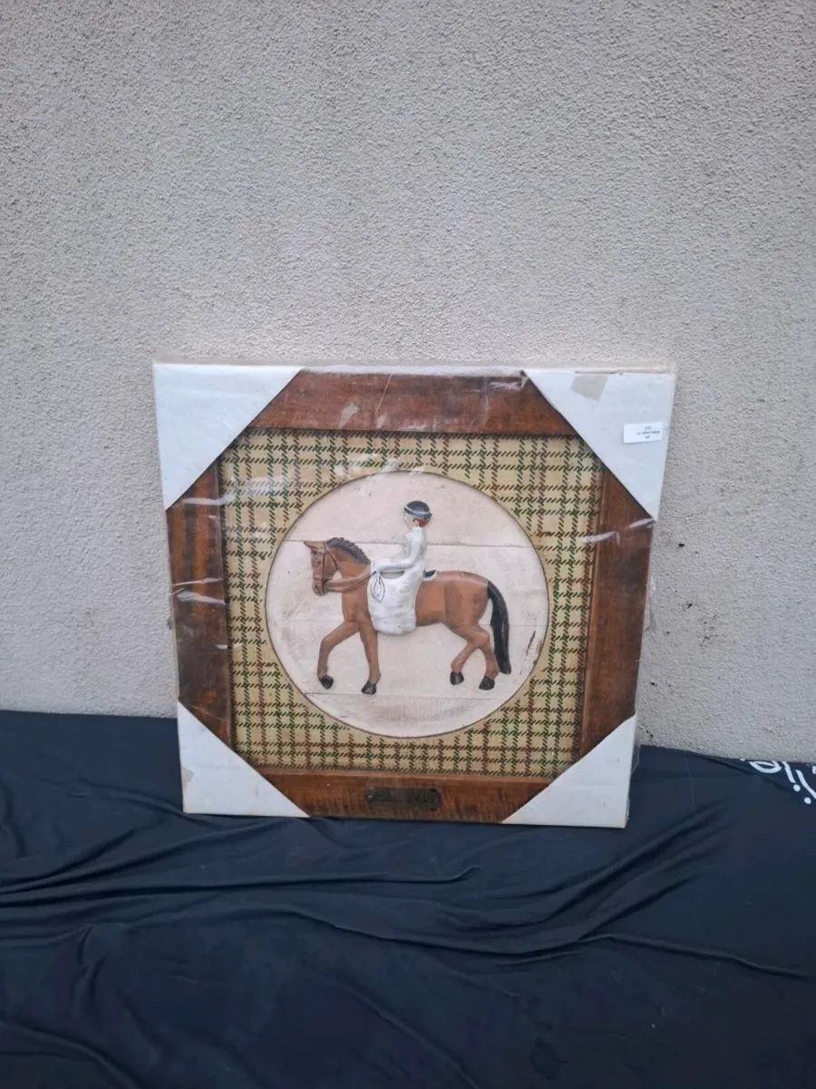 Horse relief frame postage possible