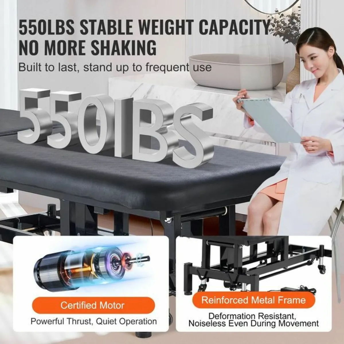 Professional Electric Lift Massage Table - Image 3