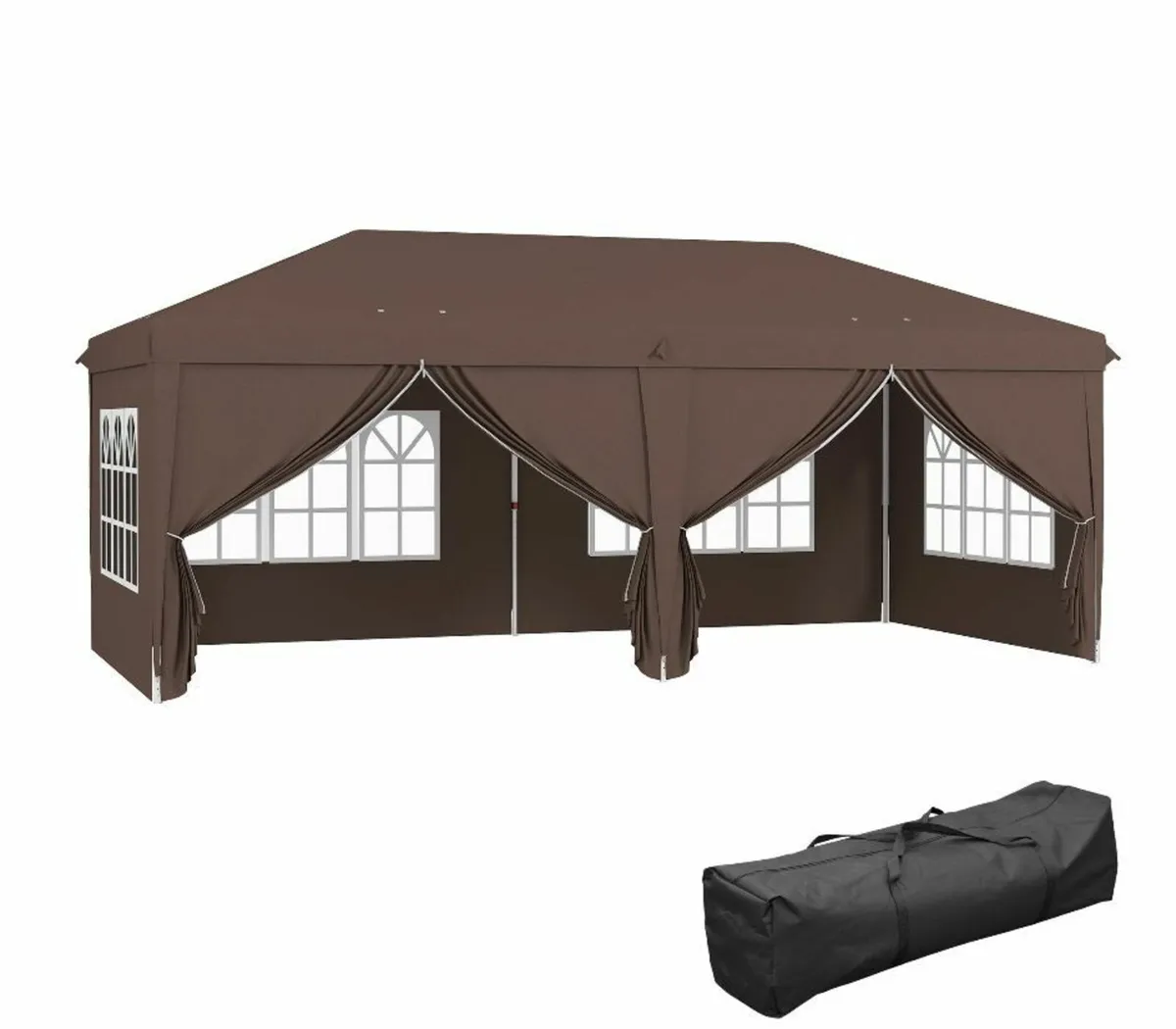 3 x 6 m Pop Up Gazebo with Sides and Windows - Image 1