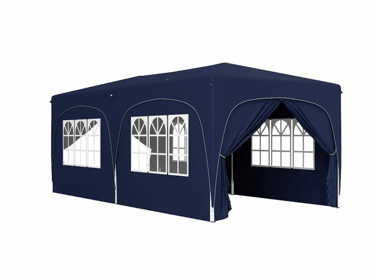 3 x 6 m Pop-up Pavilion with Side Panels - Image 1
