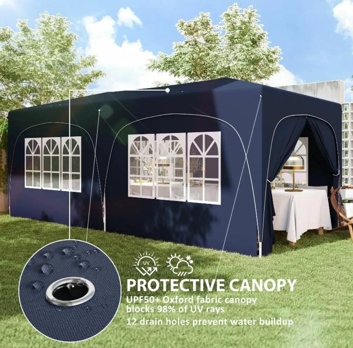 3 x 6 m Pop-up Pavilion with Side Panels - Image 4