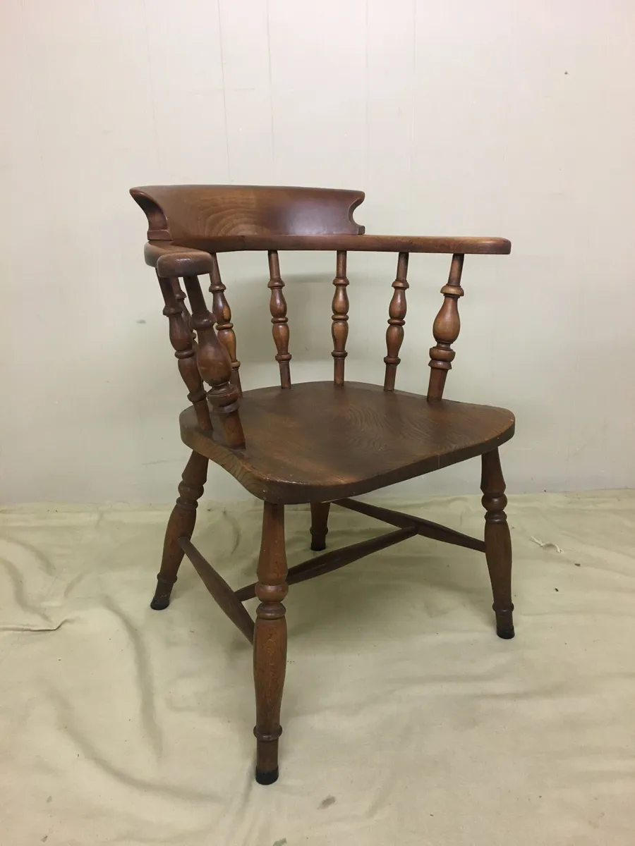 Antique Captains Chair - Image 3