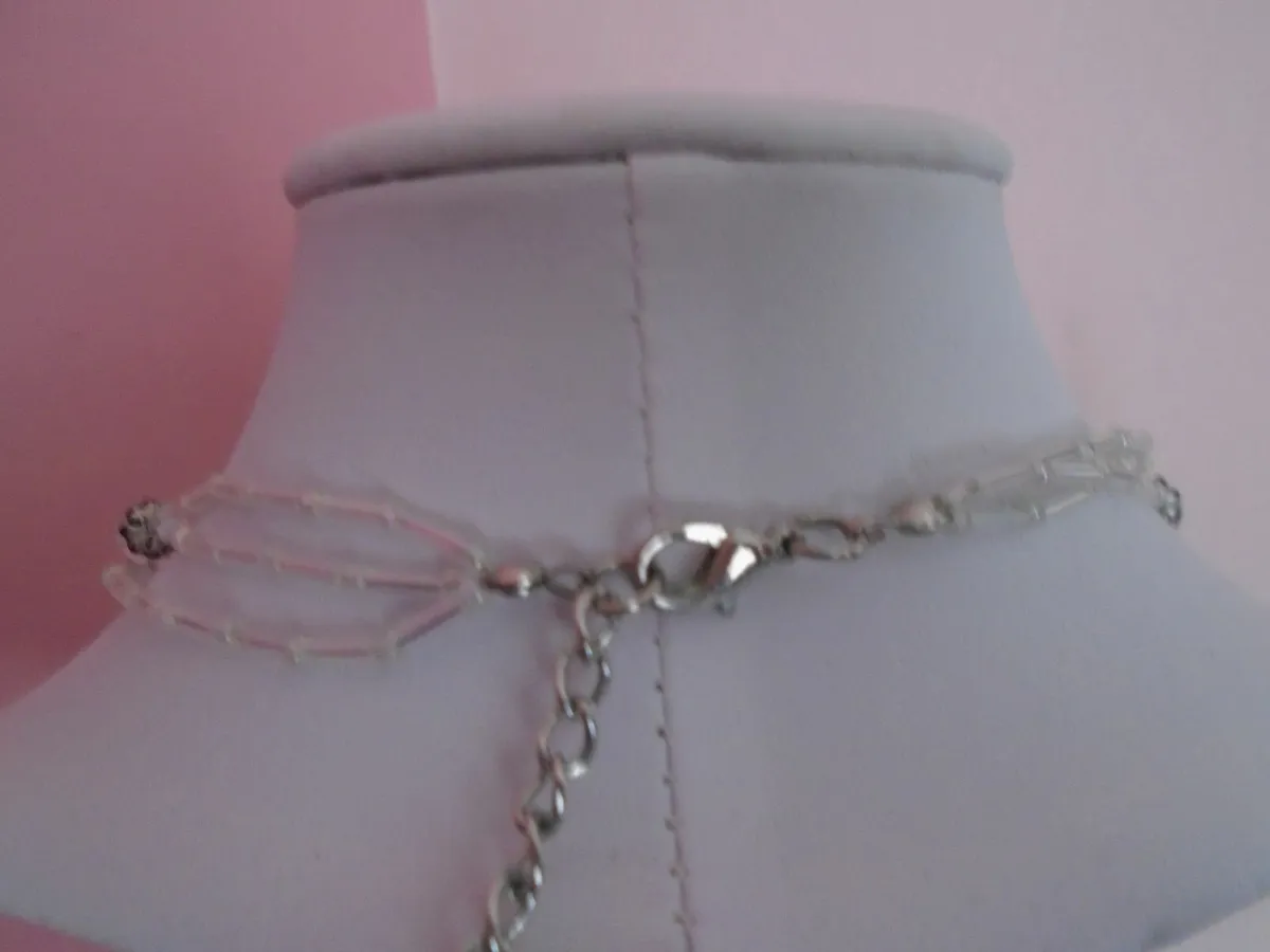 Necklace,jewellery, Pink necklace.Gift - Image 2