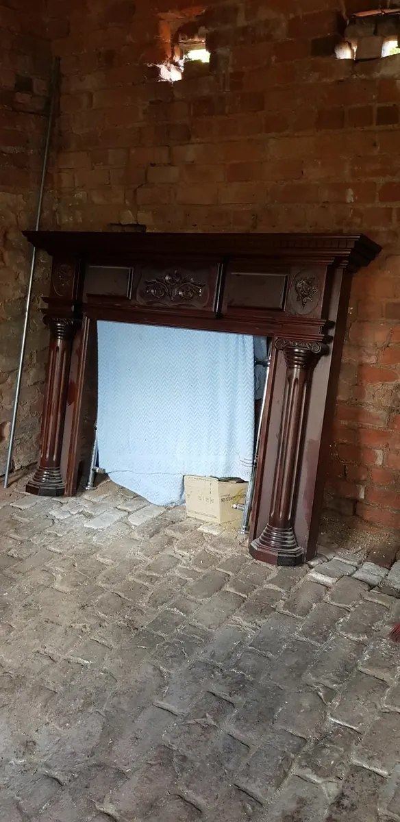 Mahogany fireplace - Image 1