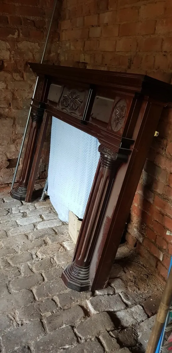 Mahogany fireplace - Image 2