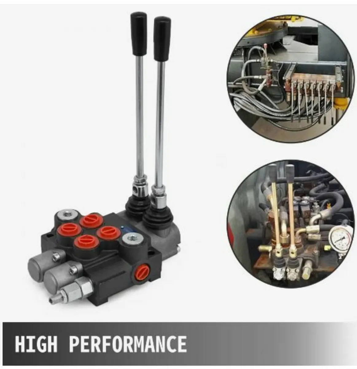 Mophorn Hydraulic Valve 2 Spool Hydraulic - Image 4