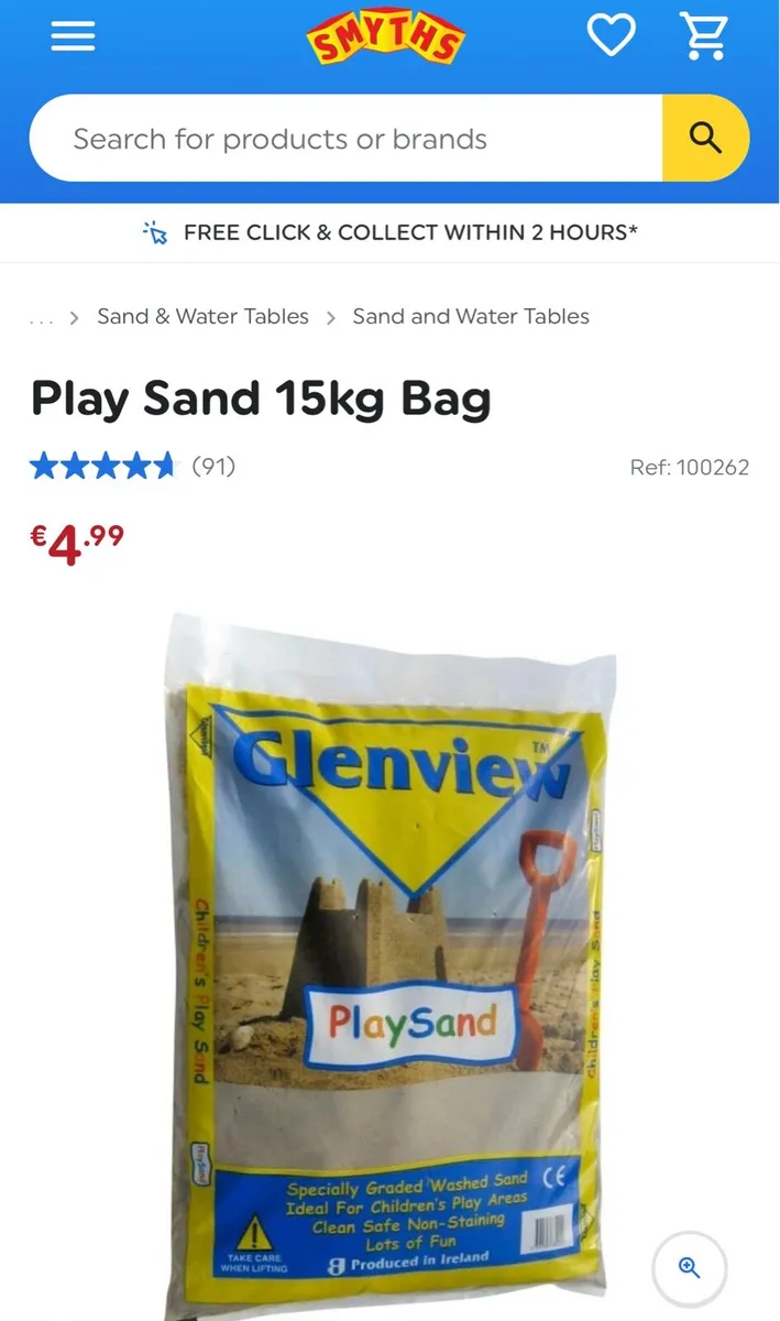 BRAND NEW SAND PIT & 2 BAGS OF SAND - Image 4