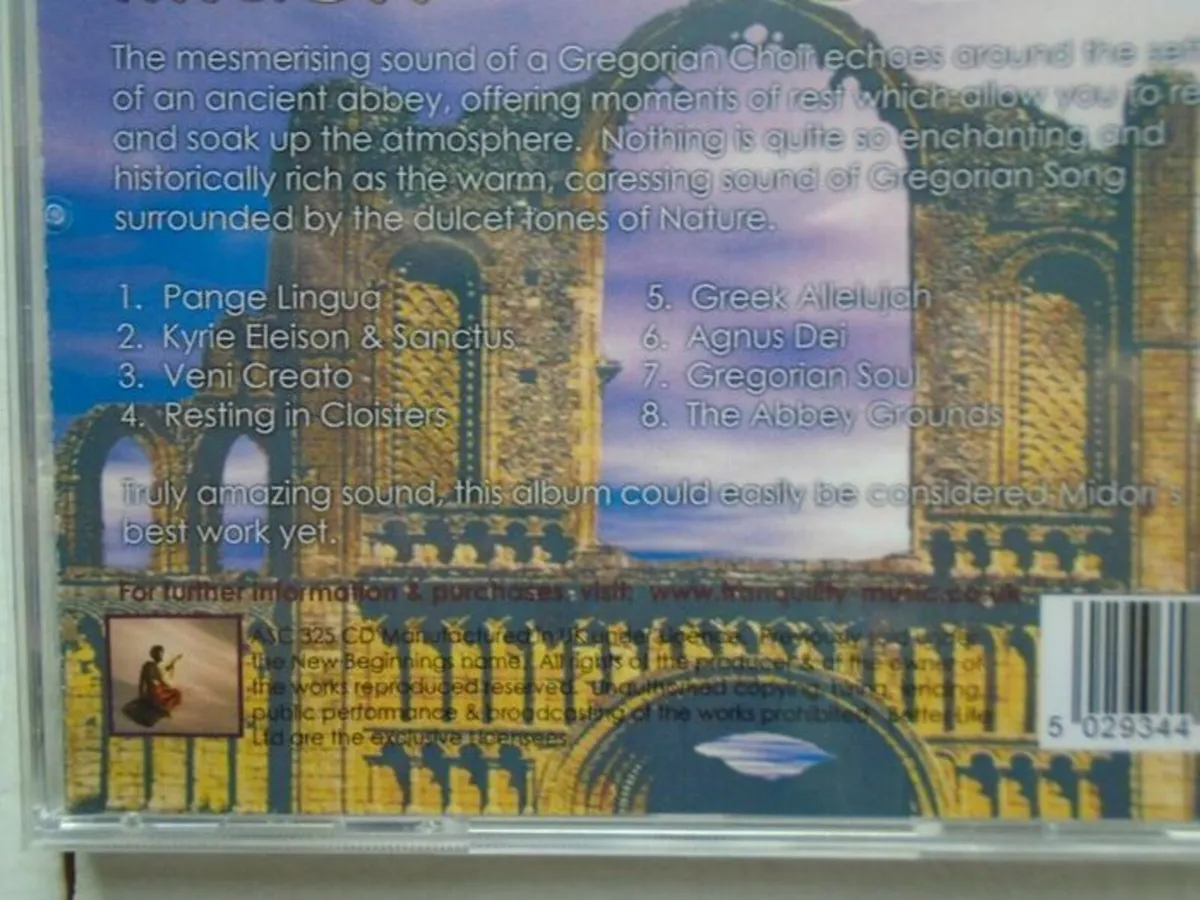 Gregorian chant cd. Music cd. Meditation - Image 2