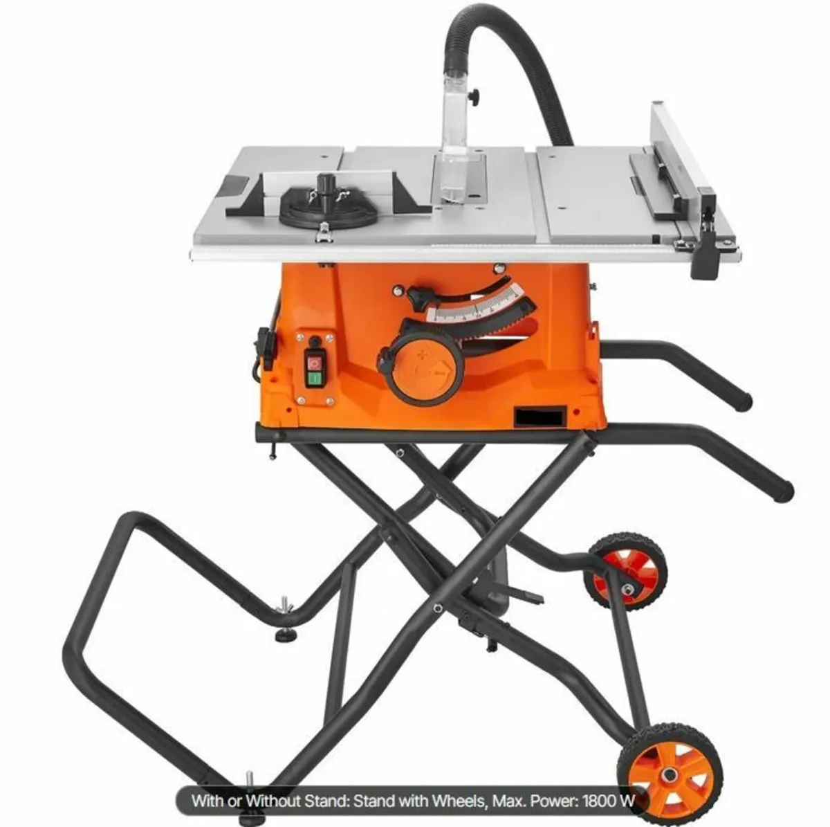 25.4 cm  Electric  Table Saw w/ Stand - Image 1