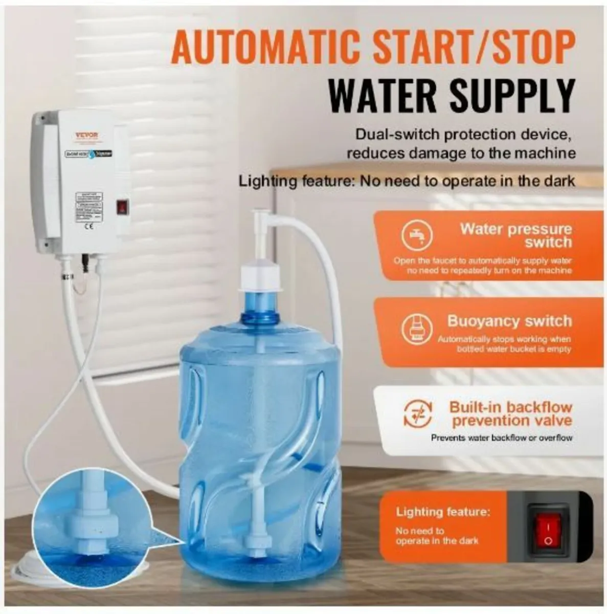 3.8 L Water Dispenser Pump - Image 2