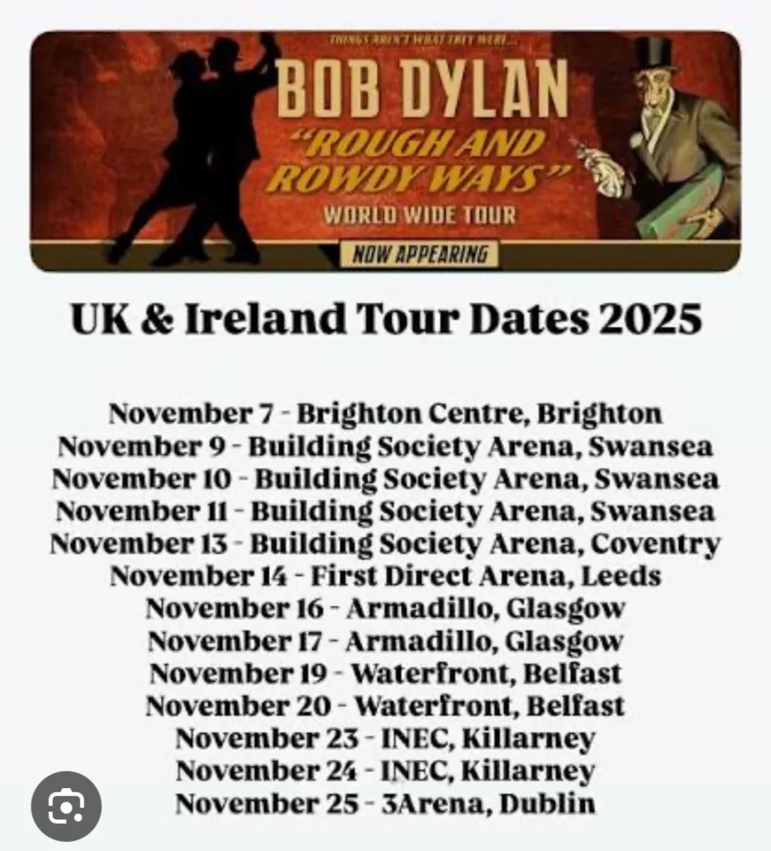 Bob Dylan Tickets