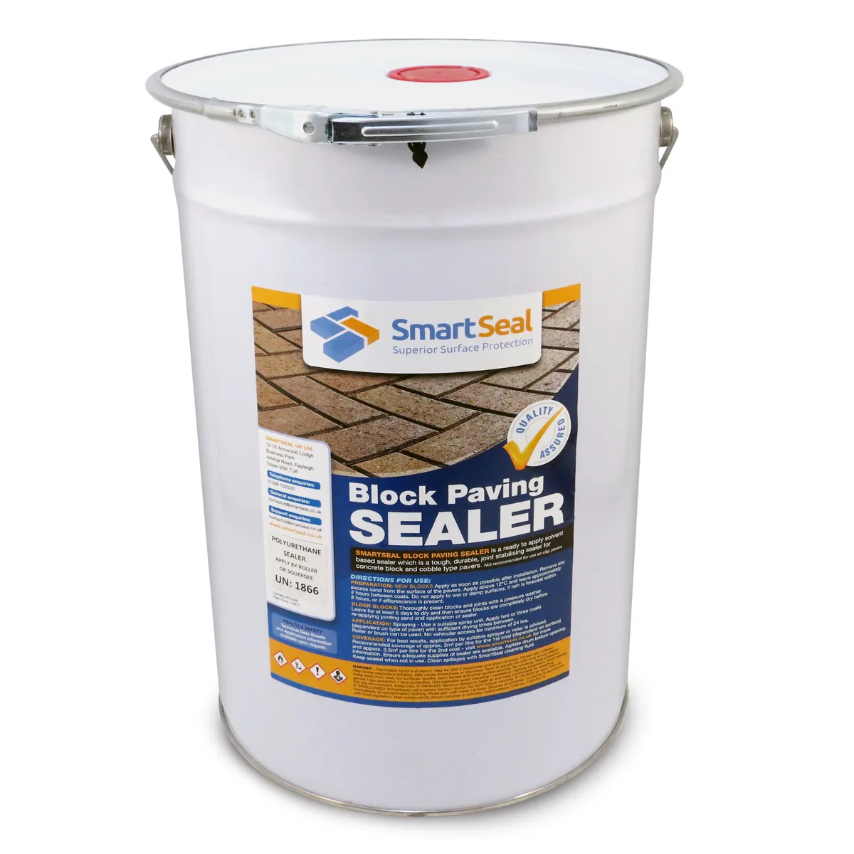 Clear gloss brick paving sealer - Image 1
