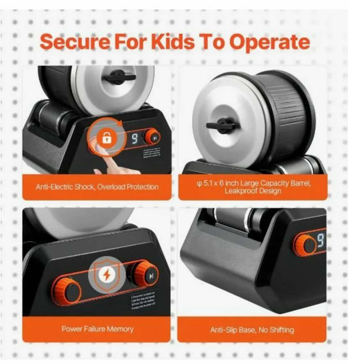 Rock Tumbler Kit, 4 lbs Rock Polishing Kit - Image 3