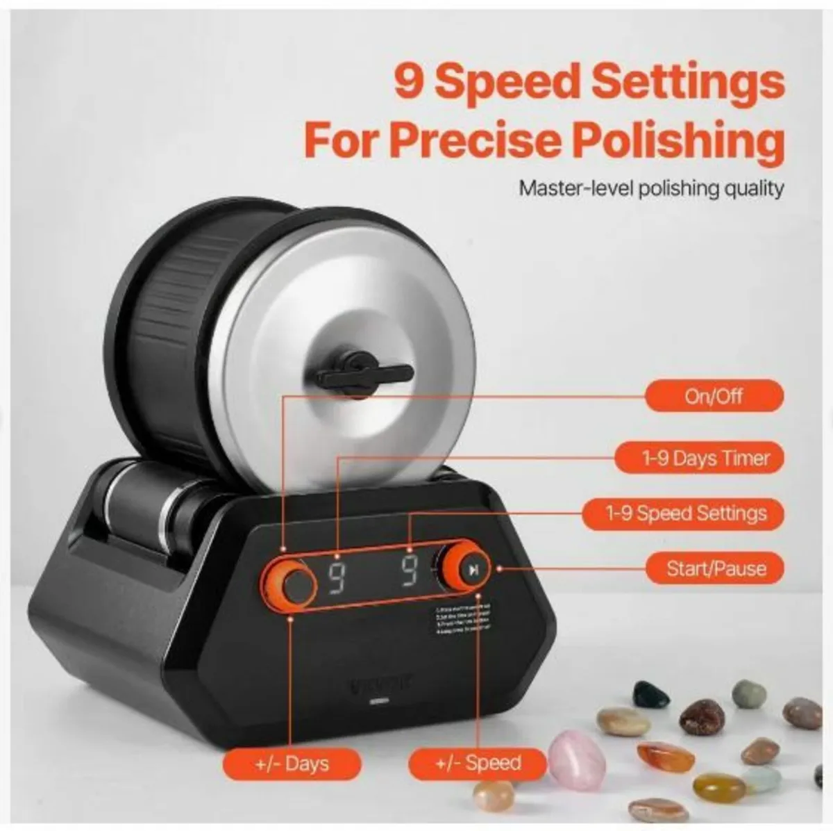 Rock Tumbler Kit, 4 lbs Rock Polishing Kit - Image 4