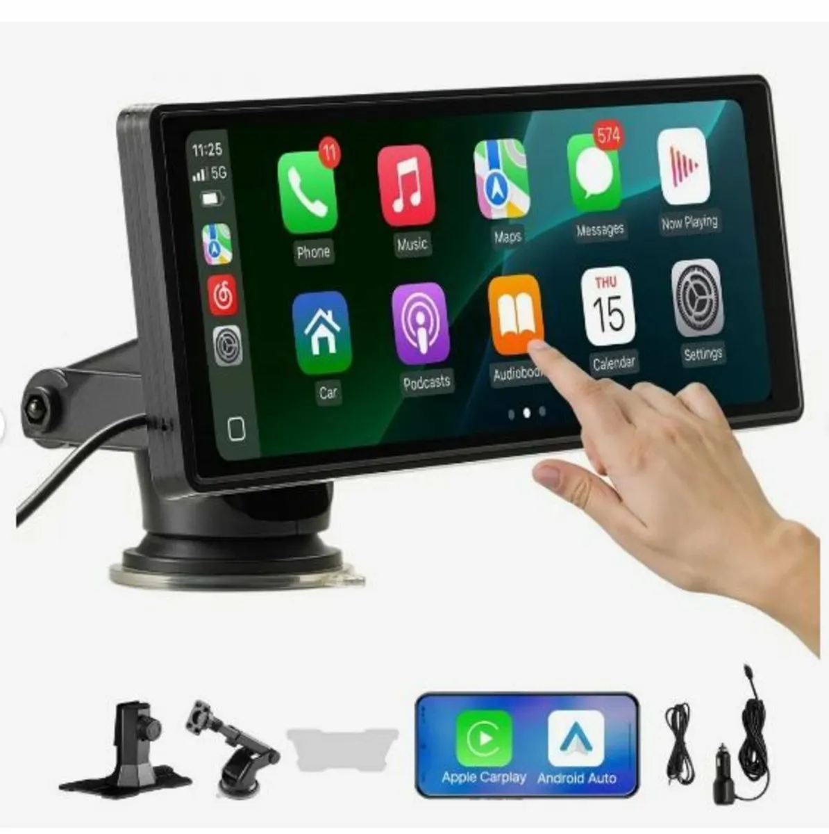 Wireless Car Stereo, 254 mm HD - Image 1