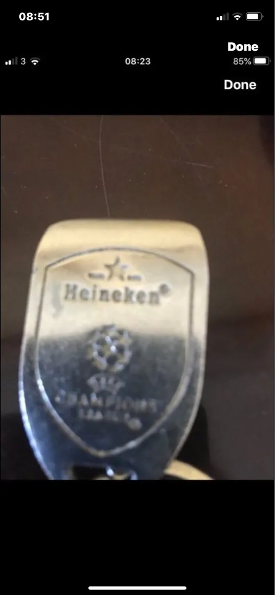 Heineken Champions League Key Ring/ Bottle Opener - Image 3