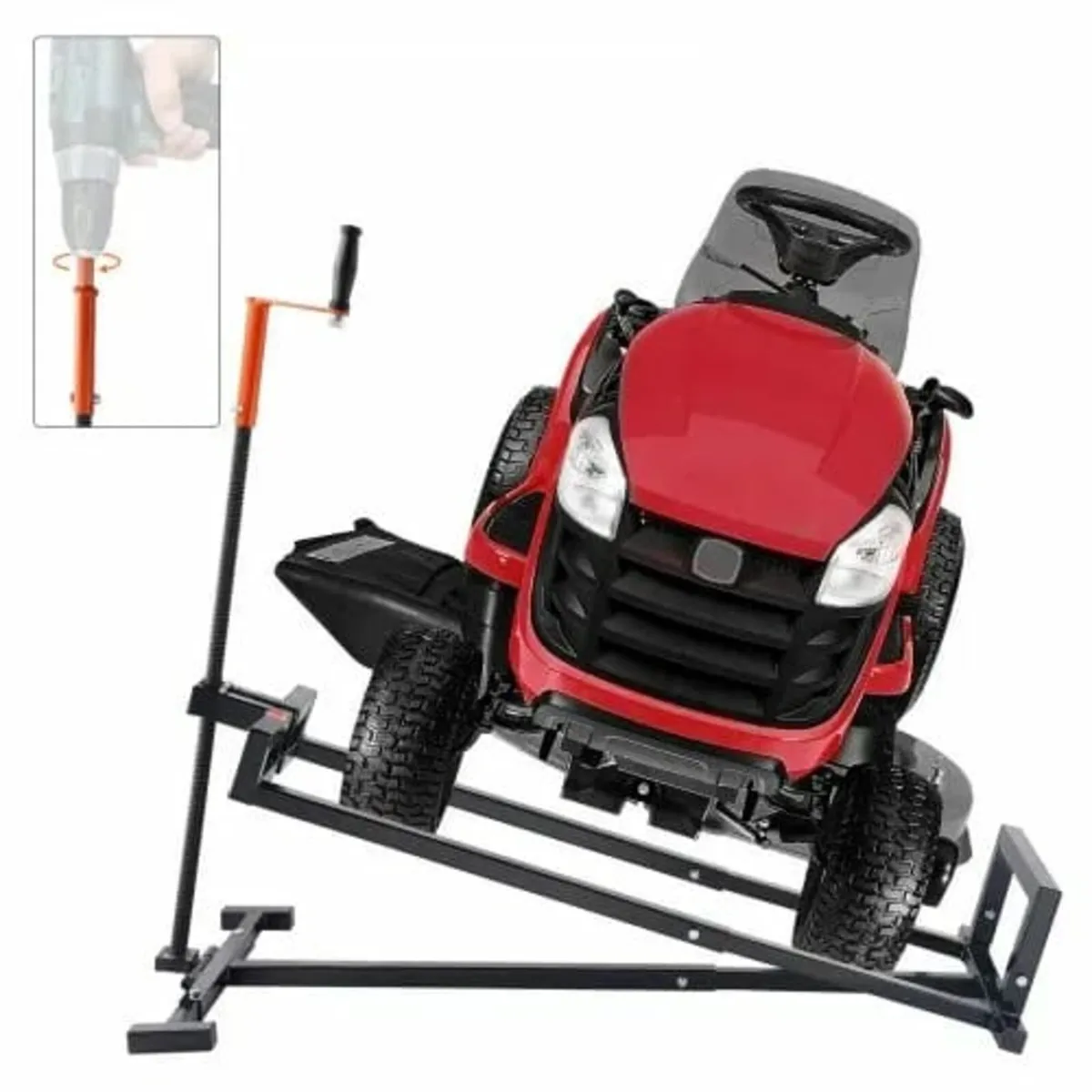 Ride on Lawn Mower Lift Jack, 880 Lbs Weight Capac - Image 1