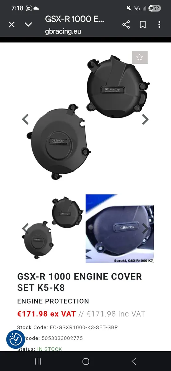 Gb racing covers Suzuki Gsxr - Image 1