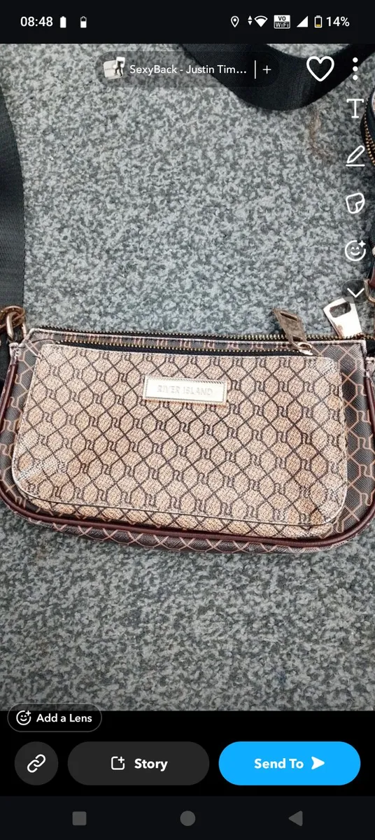 River island cross over bag - Image 1