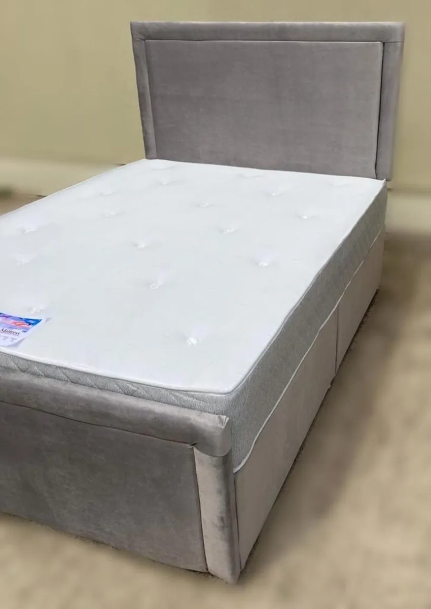 Bumper sandy divan beds and mattress - Image 3