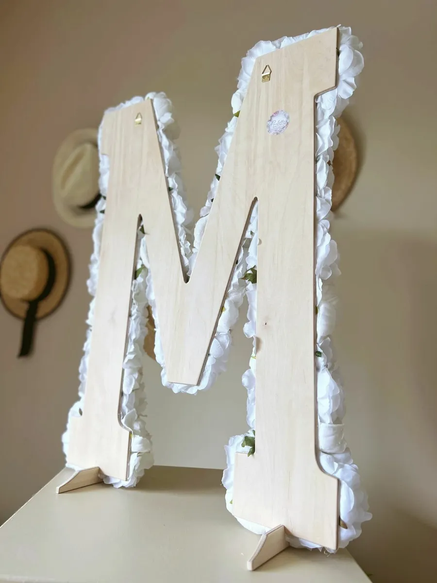 Marry me flower letter decoration - Image 4