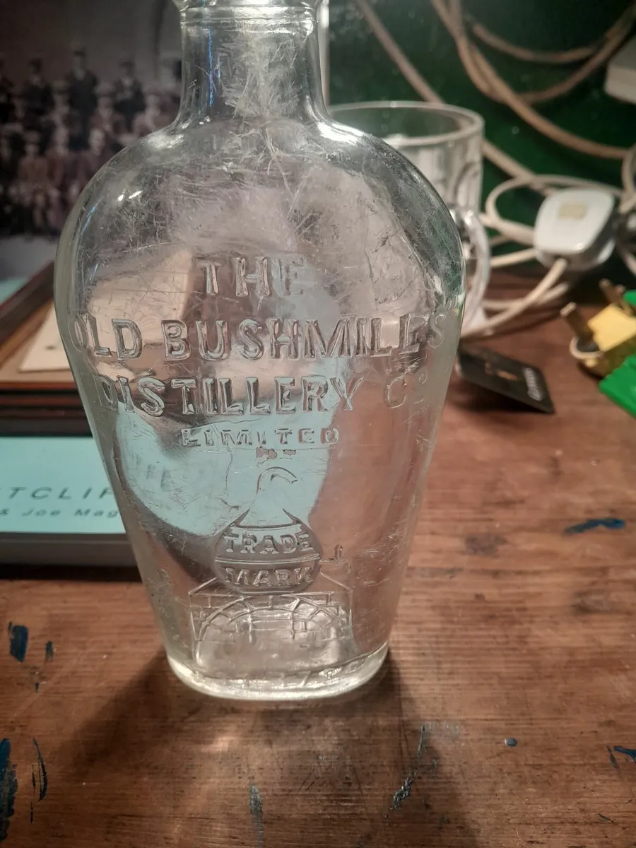 Vintage  Bushmills  distillery  bottle - Image 3
