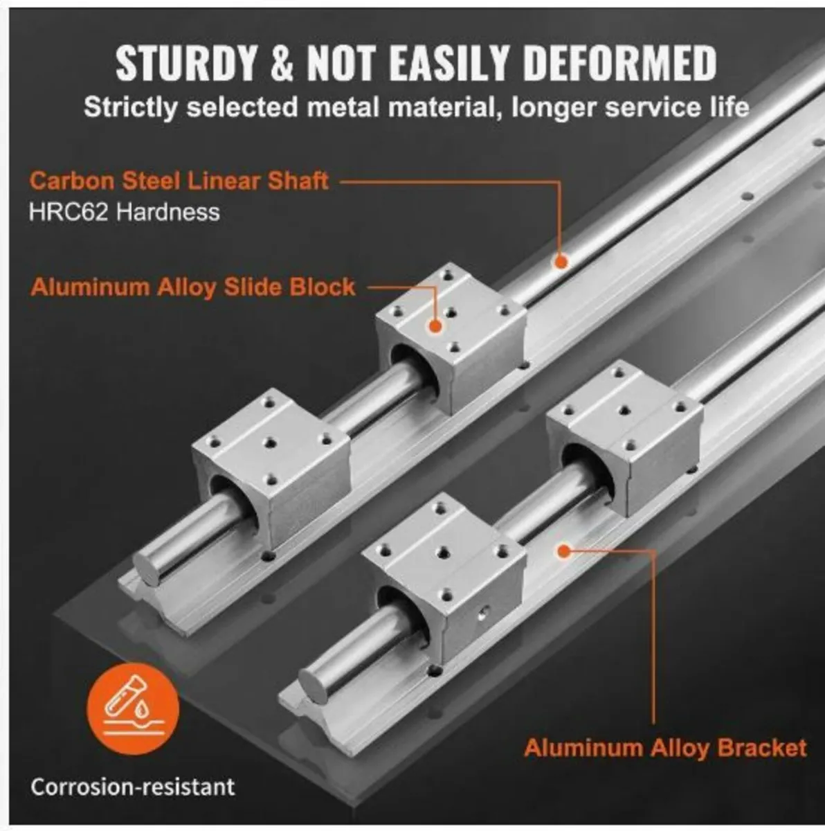 Linear Guide Rail Set, SBR16 1500mm - Image 3
