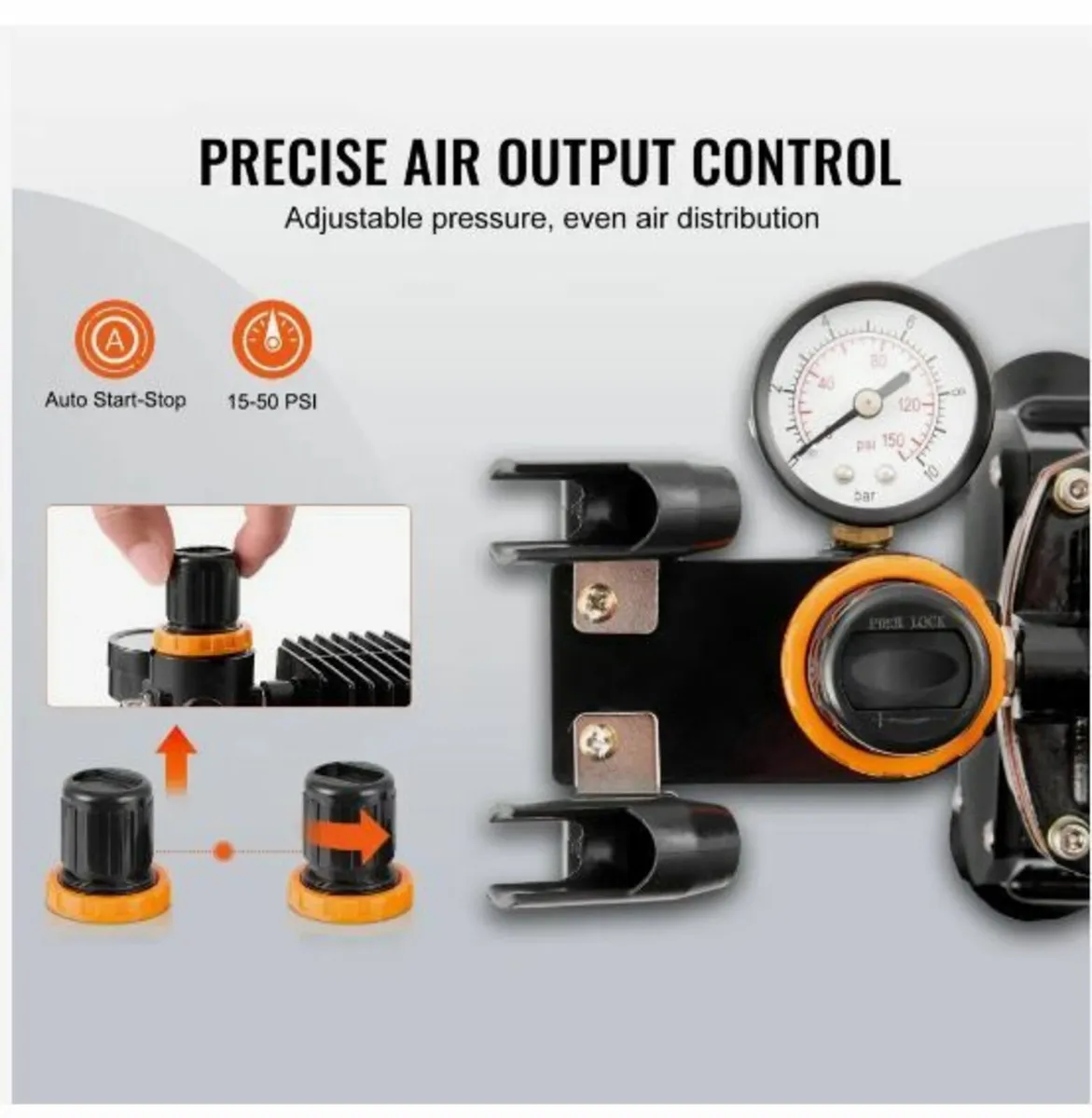 Airbrush Kit, Dual Fan Air Compressor - Image 4