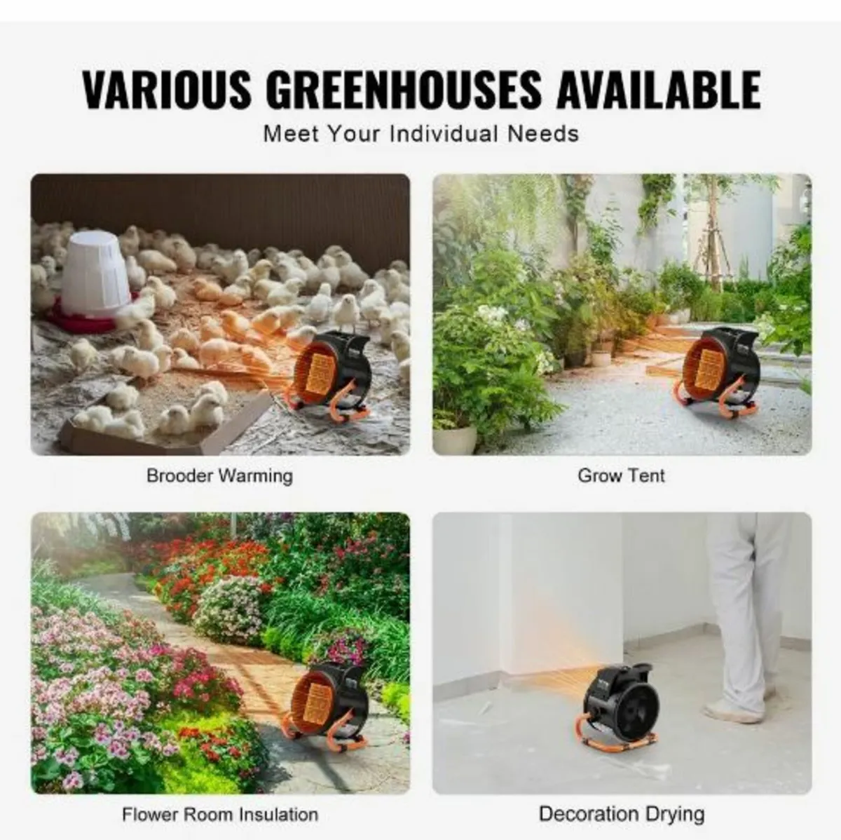 Greenhouse Heater, 2000W - Image 2